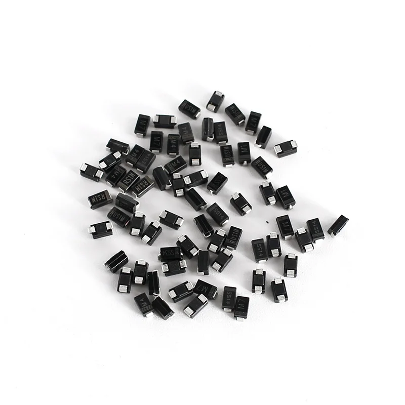 70/90PCS SMD diode 1N4001 1N4004 1N4007 SS14 SS34 SS16 SS36 Schottky diode kit, rectifier diode set M1 M4 M7 SS14 SS34 RS1M US1M