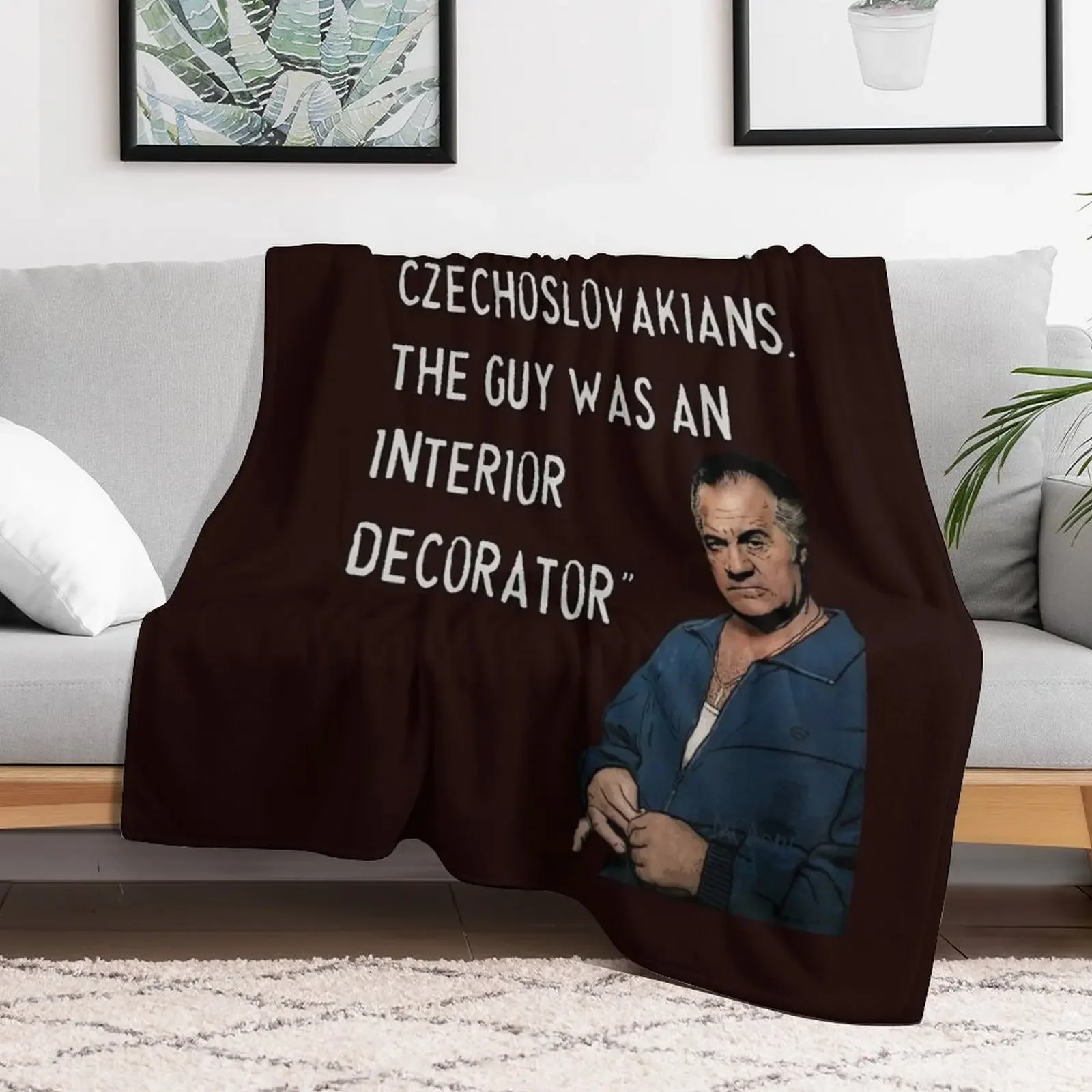 Sopranos - Paulie Walnuts 2 Throw Blanket For Decorative Sofa Bed Blankets