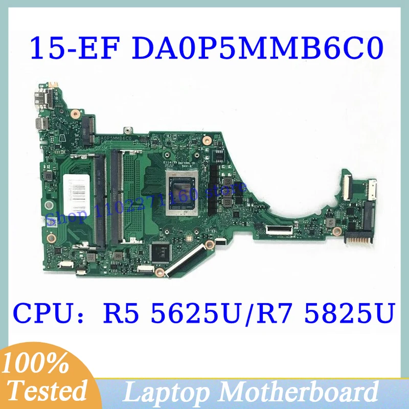 N05844-001 N07727-001 For HP 15-EF 15S-EQ With R5 5625U/R7 5825U CPU Mainboard DA0P5MMB6C0 Laptop Motherboard 100%Full Tested OK