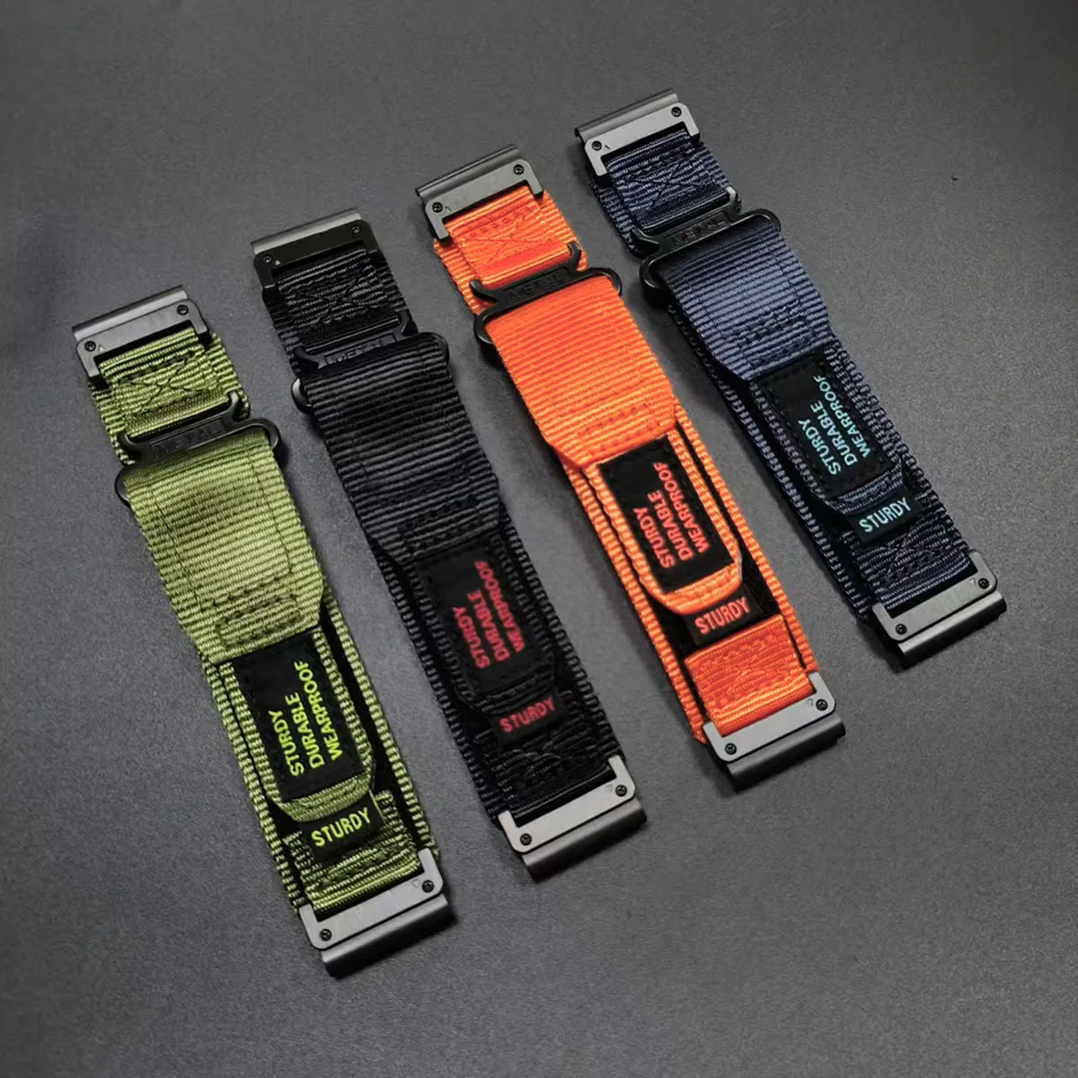 22mm 26mm Woven Nylon Band For Garmin Fenix E 8pro Fenix 7 7X 6 6X 5 5X Plus 3HR/Quatix 8/Epix Pro Gen 2 QuickFit Strap Bracelet