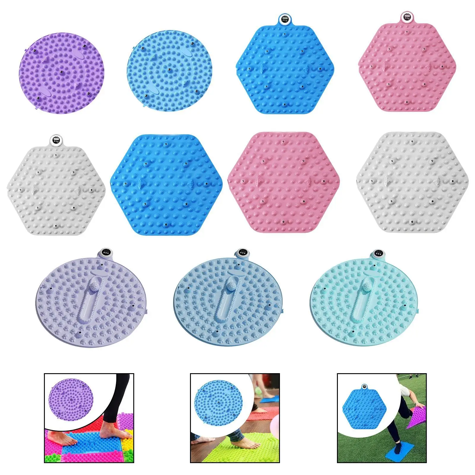 Fußmassagematte, faltbare Akupunktmatte für Wohnzimmer und Badezimmer