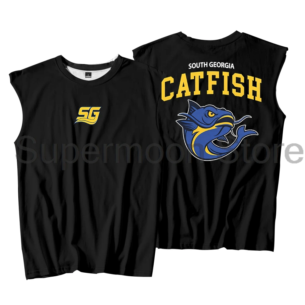 Chad Powers South Georgia Catfish Logo Tank Tops 2025 Tv Show Unisex Sleeveless Sport Vest Women Men Outdoor Streetwear