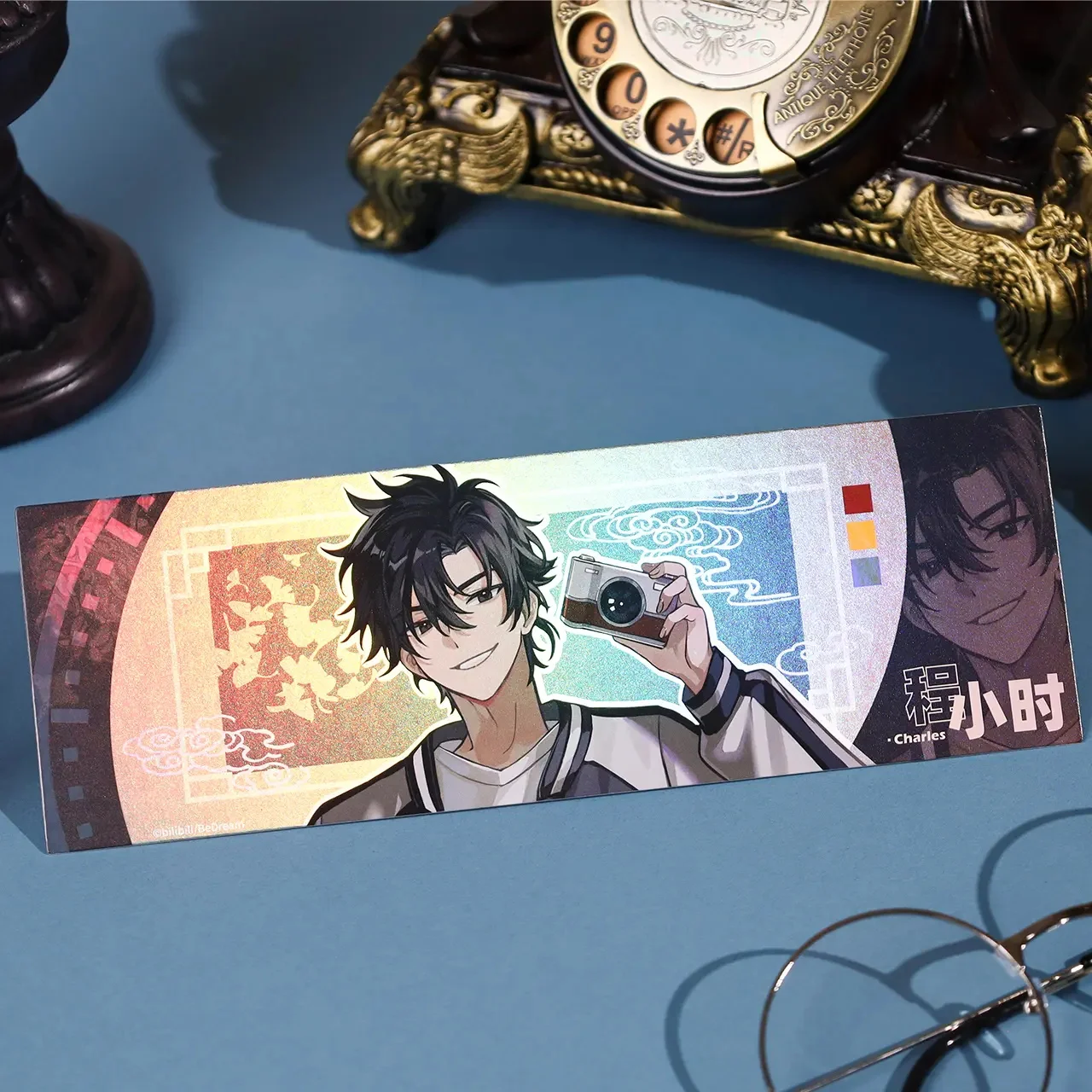 Link Click Shiguang Daili Ren Qiao Ling Laser ticket set Anime Cosplay Props gift Cheng Xiao Shi Qiao Ling