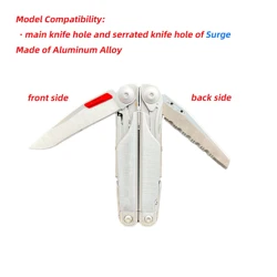 1 piece Aluminum Alloy Thumb Grip push button for Leatherman Surge CNC DIY Accessories