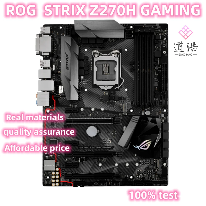 

For ROG STRIX Z270H GAMING Motherboard 64GB M.2 DVI HDMI PCI-E3.0 LGA 1151 DDR4 ATX Z270 Mainboard 100% Tested Fully Work