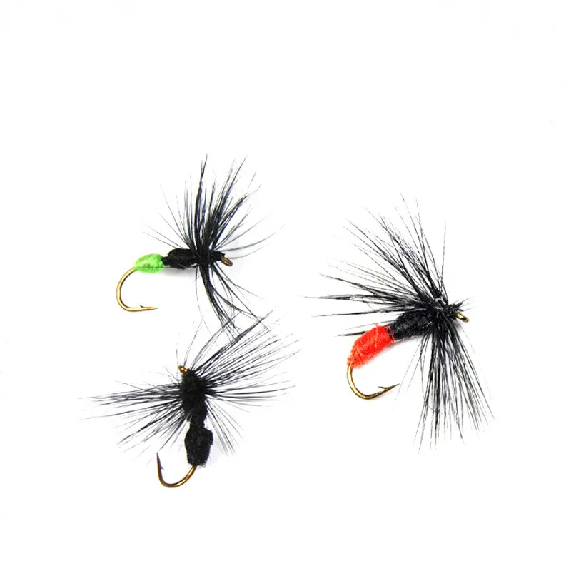 Ant Dry Fly Trout Fishing Dry Flies Barbless Hooks Fishing Lure Set Artificial Insect Lure Rainbow Grayling Fishing Tackle