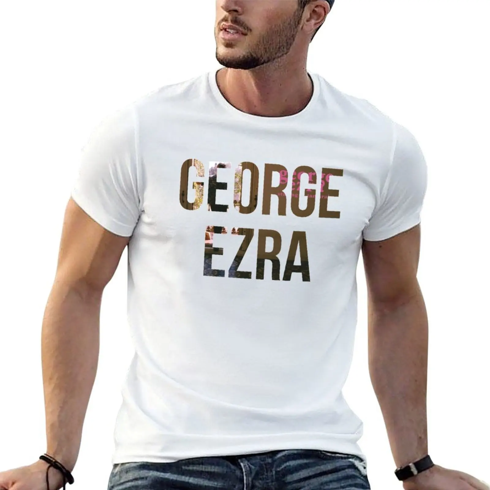 

George Ezra T-Shirt t shirts for man pack white men t shirt cotton 100% man t shirt designer T-shirt