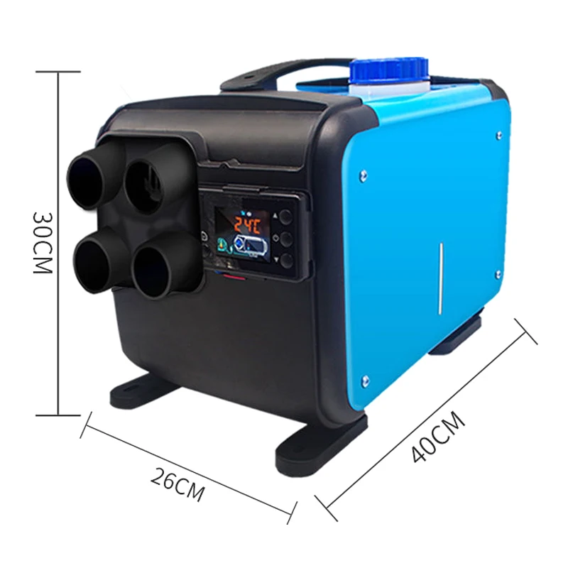 Car Diesel Heater Air Parking Heater 12V/24V/220V 5KW Diesel Heating Low Noise Heater for Truck Bus RV Trailer Boat