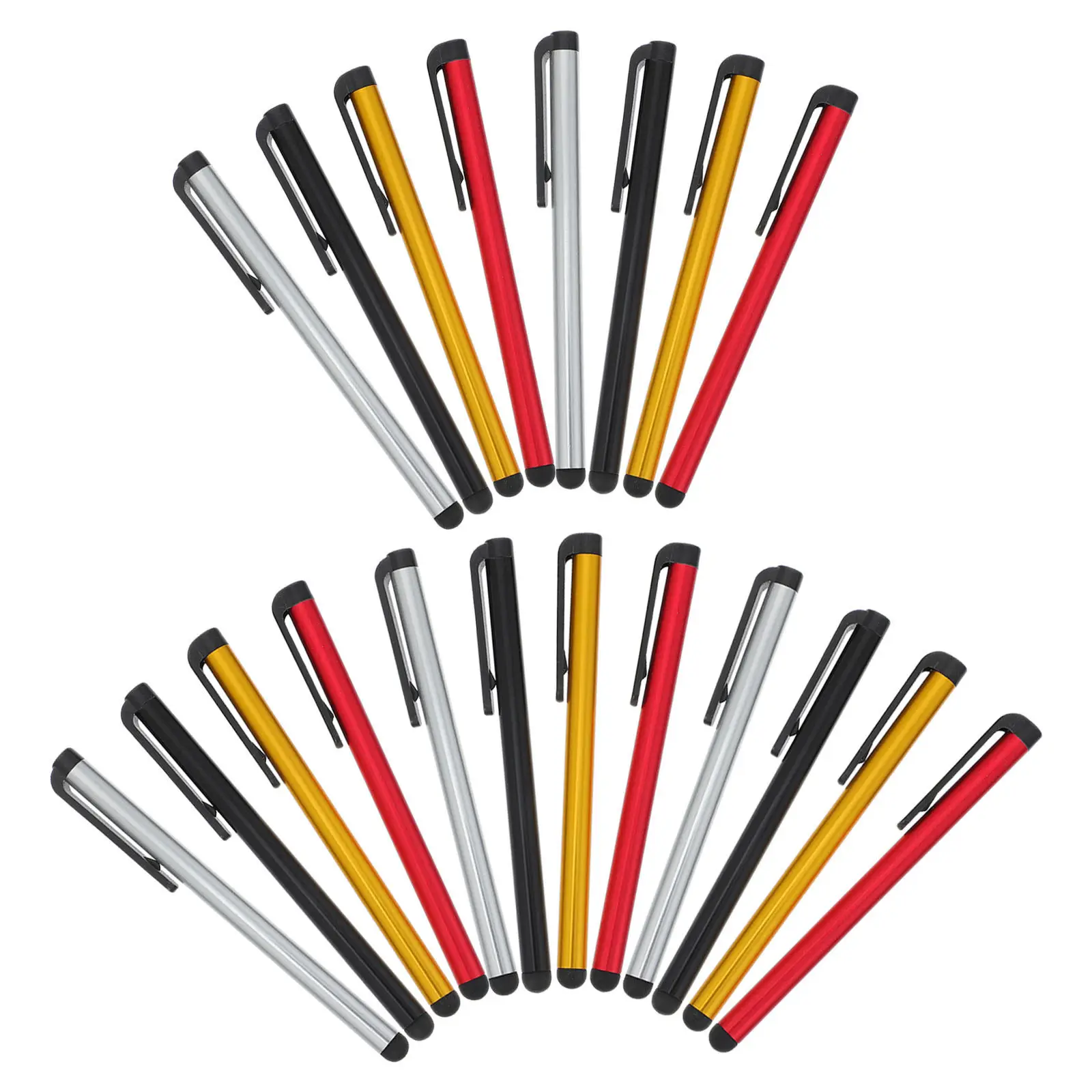 20Pcs Stylus Screen Tablet Sensitivity Capacitive Universal Stylus High Precision Soft Rubber Tip for Phones Tablets