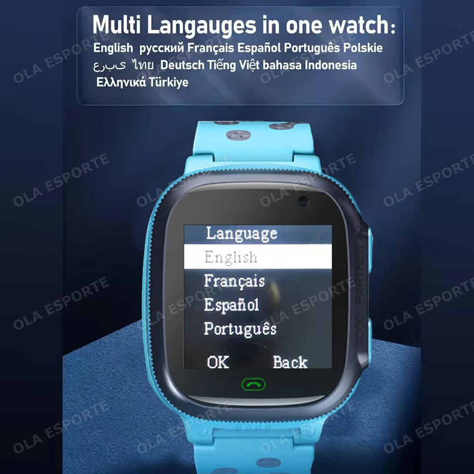 New Kids Smart Watch Child HD Touch Screen Call Games SOS GPS Positioning Smartwatch Boy Girl Children Gift For Android IOS HT22 view 6