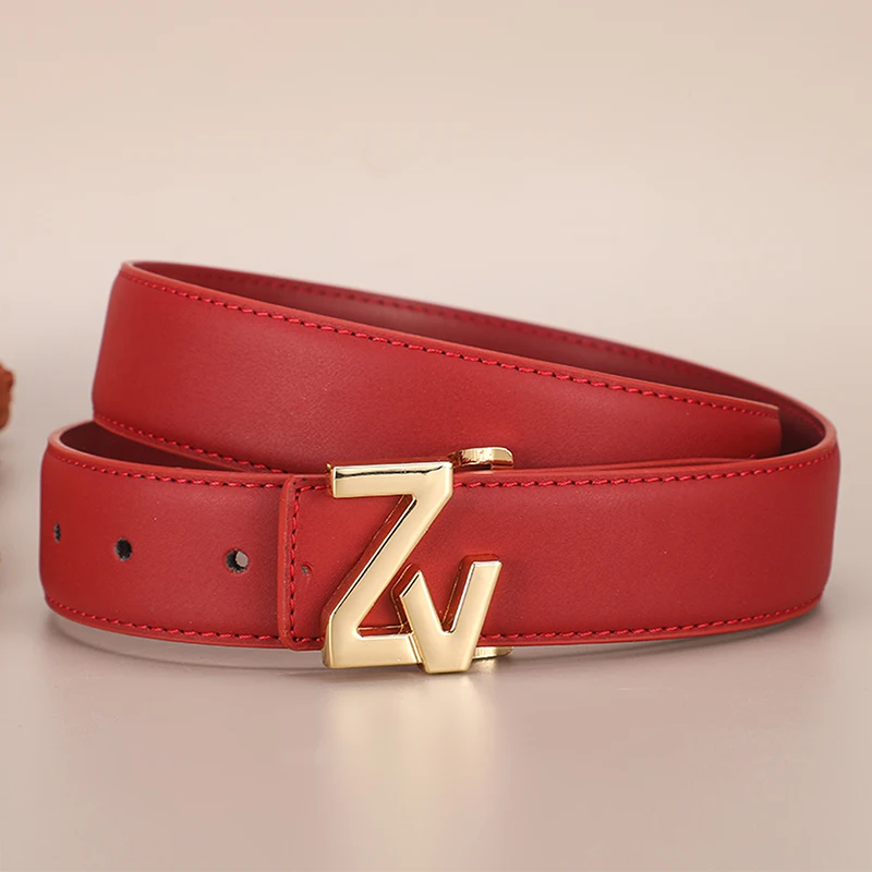 Neuer Gürtel für Damen, Luxusmarke, Gürtel-Design, Damen-Gürtel, lässiger Stil. – Detail 5