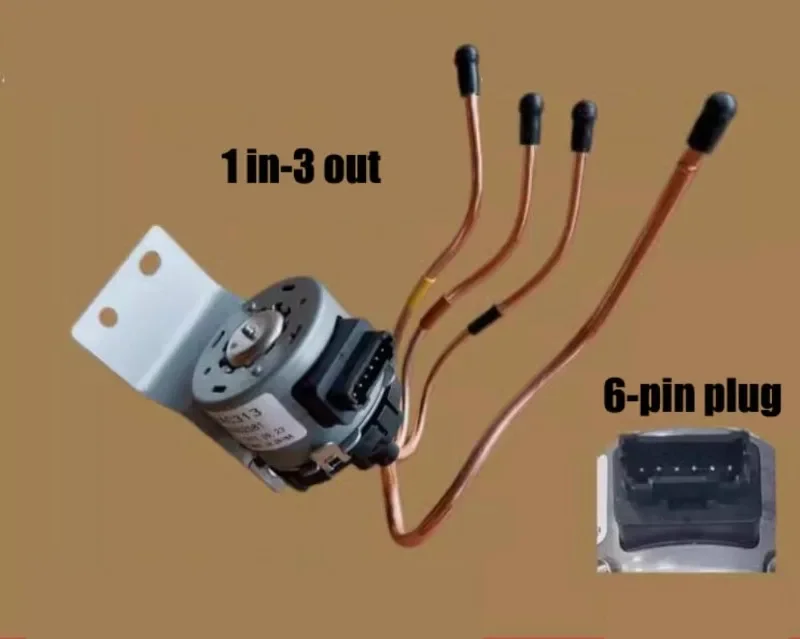 صمام عكسي ثلاثي الاتجاه DC12V لميديا DDF304 URD12AC313 17431000002581   BCD-530/531 استبدال أجزاء صمام الملف اللولبي للثلاجة