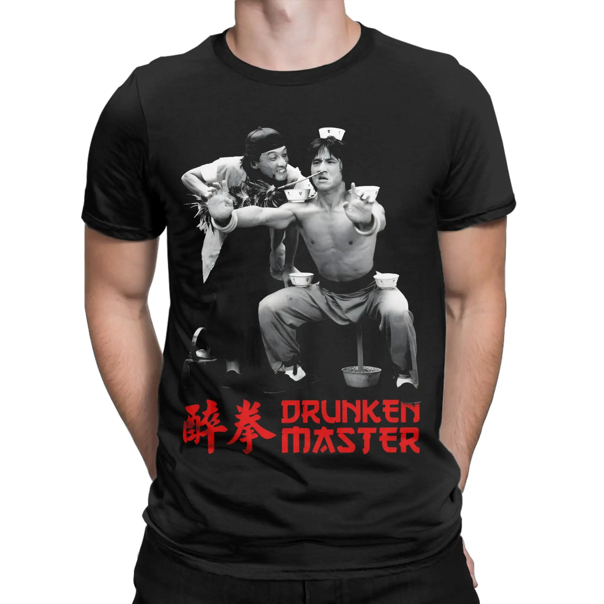 Drunken Master  T Shirts Men Women 100% Cotton Awesome T-Shirt Round Neck Kung Fu Movie  Tee Shirt Short Sleeve Tops Summer