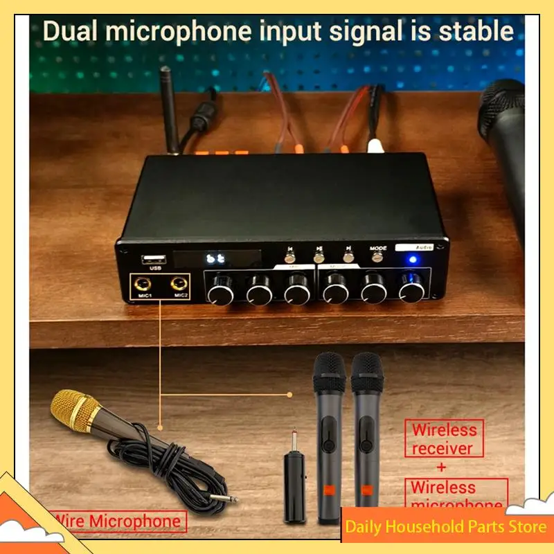 ZK-AS200 200W Bluetooth 5.1 Digital KTV Power Amplifier Board Bluetooth Audio Module HOT!