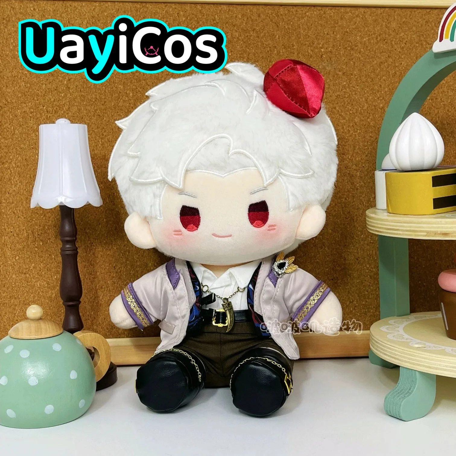 

In Stock 20cm Doll Clothes Love and Deepspace Sylus Shirt Coat Pants Shoes Necklace Casual Fashion Costume Suit Anime Game Toy