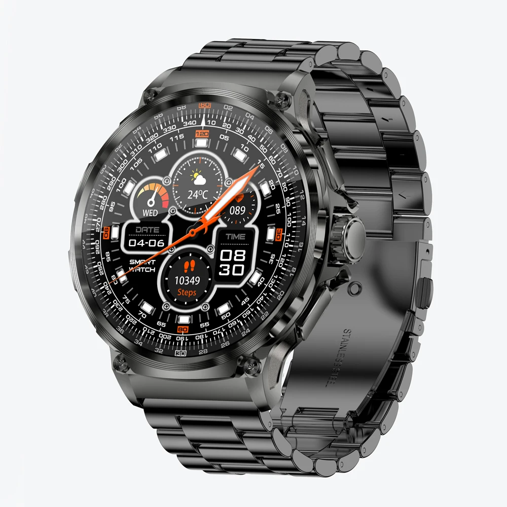 High Quality GPS Track Smart Watch Men 1.85