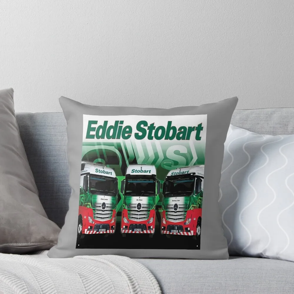 

eddie stobart trucks eddie jobs lorry names dagenham stoba Throw Pillow