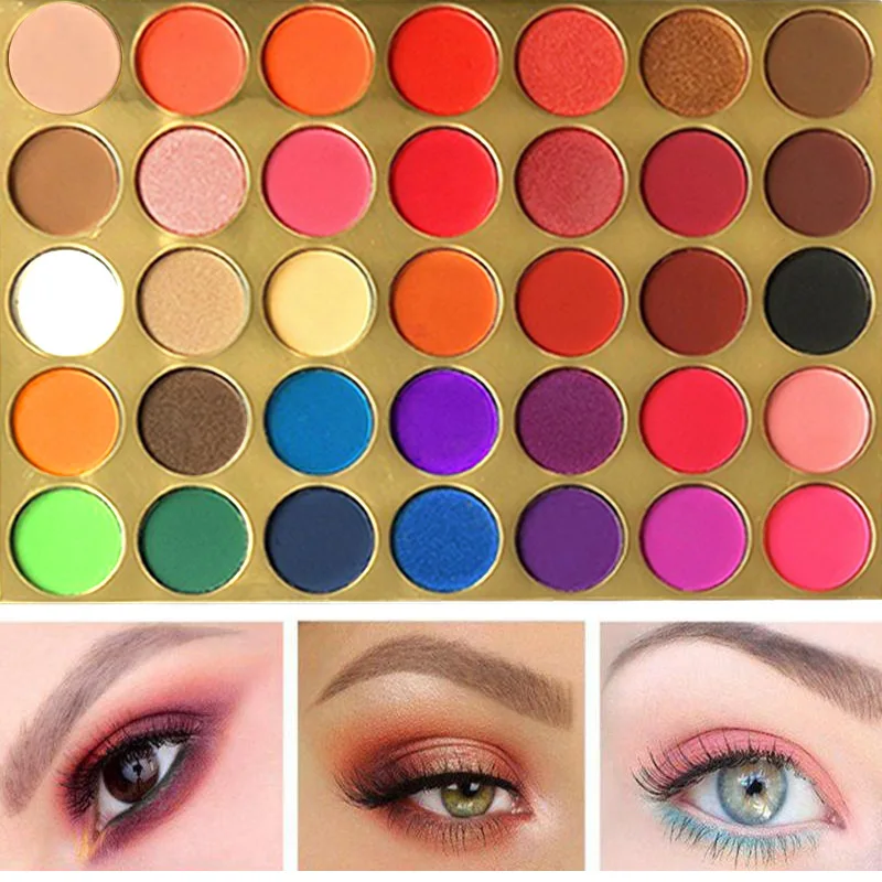 

35 Colors Fashion Eyeshadow Palette Matte Eyeshadow Glitter Eye Shadow Makeup Cosmetics For Women Nude Shades