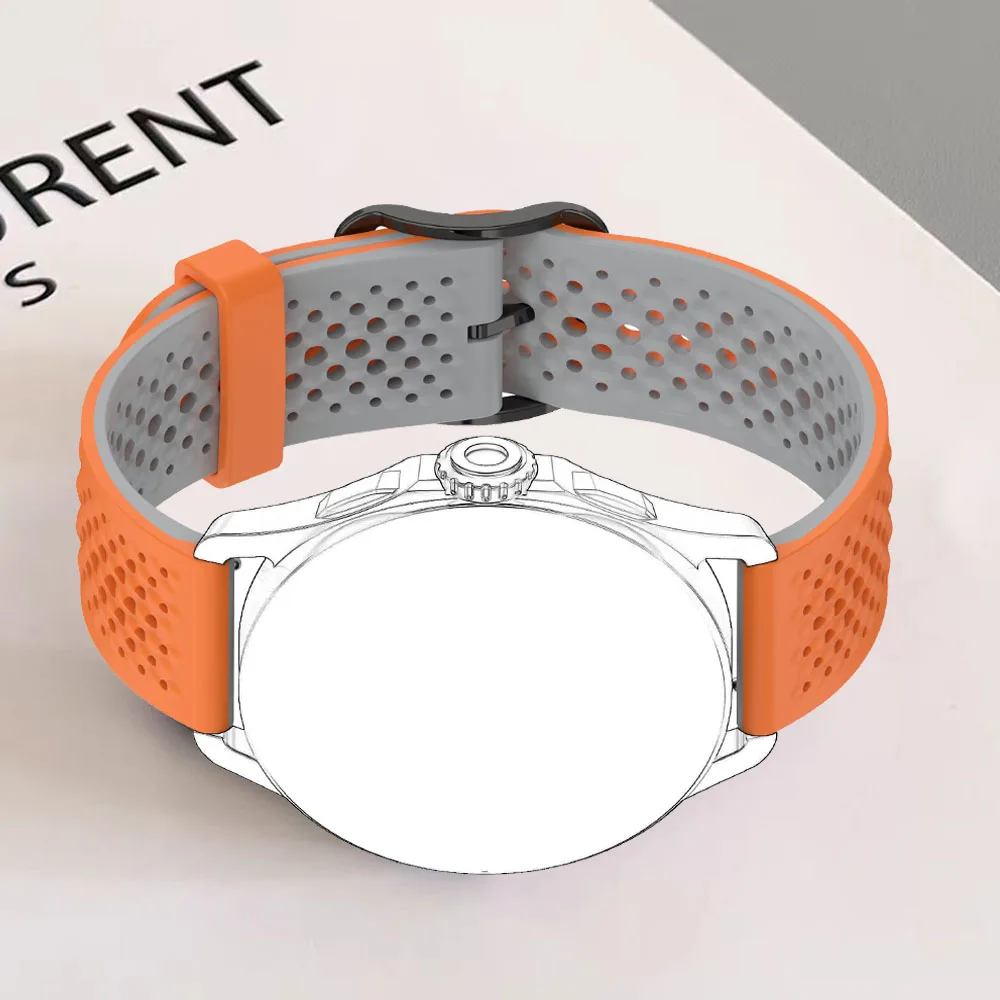 22mm Sport Siliconen Horlogeband Voor Xiaomi Mi Horloge S4 S3 Mi Horloge s2 42mm 46mm Voor Mi Horloge Kleur Mibro X1 Vervanging Band