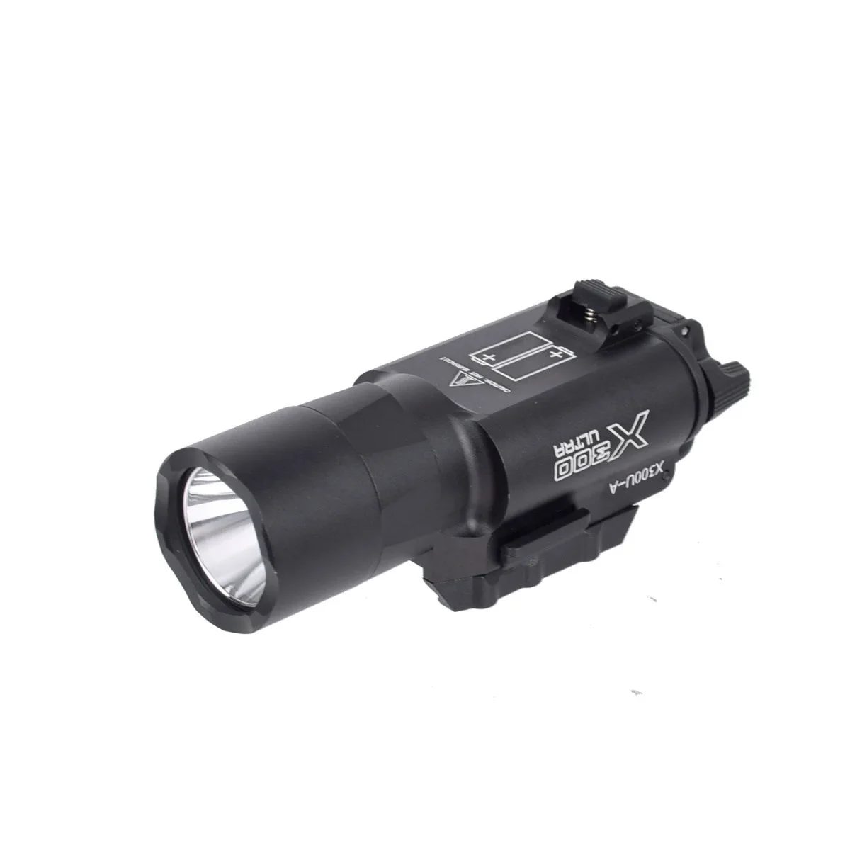 Dulsotac-SF X300 Ultra Pistol Gun Light, X300U, 500 Lumens, Lampe de poche pour arme à haut rendement, Convient au rail Picatinny Weaver de 20mm