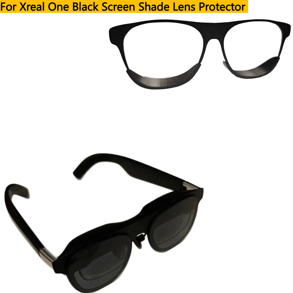 

Bottom Light Blocker For Xreal One, Black Screen Protector Shade AR Glasses Lens Protector Bottom Light Shield Protective Sleeve