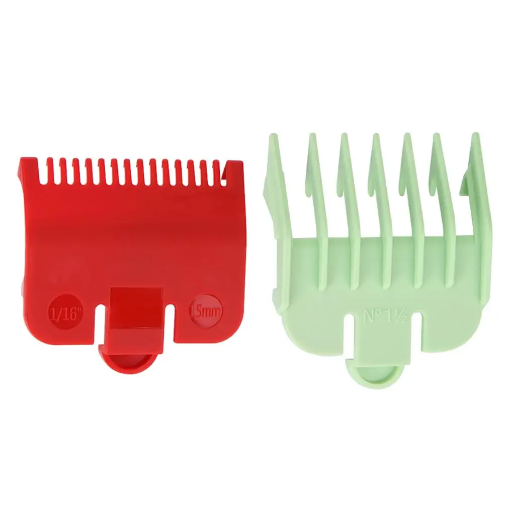 2pcs Hairdressing Guide Combs Attachment Universal Hair Shaver Combs Limit Comb Guide Hair Trimmer Attchment Comb