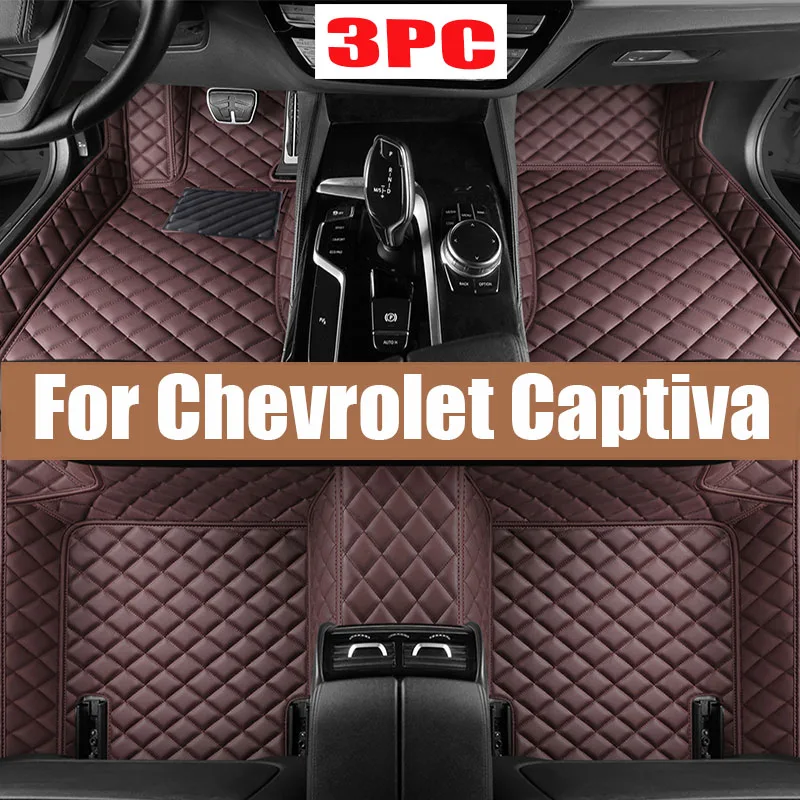 

Car Mats Floor For Chevrolet Captiva CN202S 2022 2023 7 Seater Waterproof Leather Car Mats Full Set Alfombrillas Car Accessories