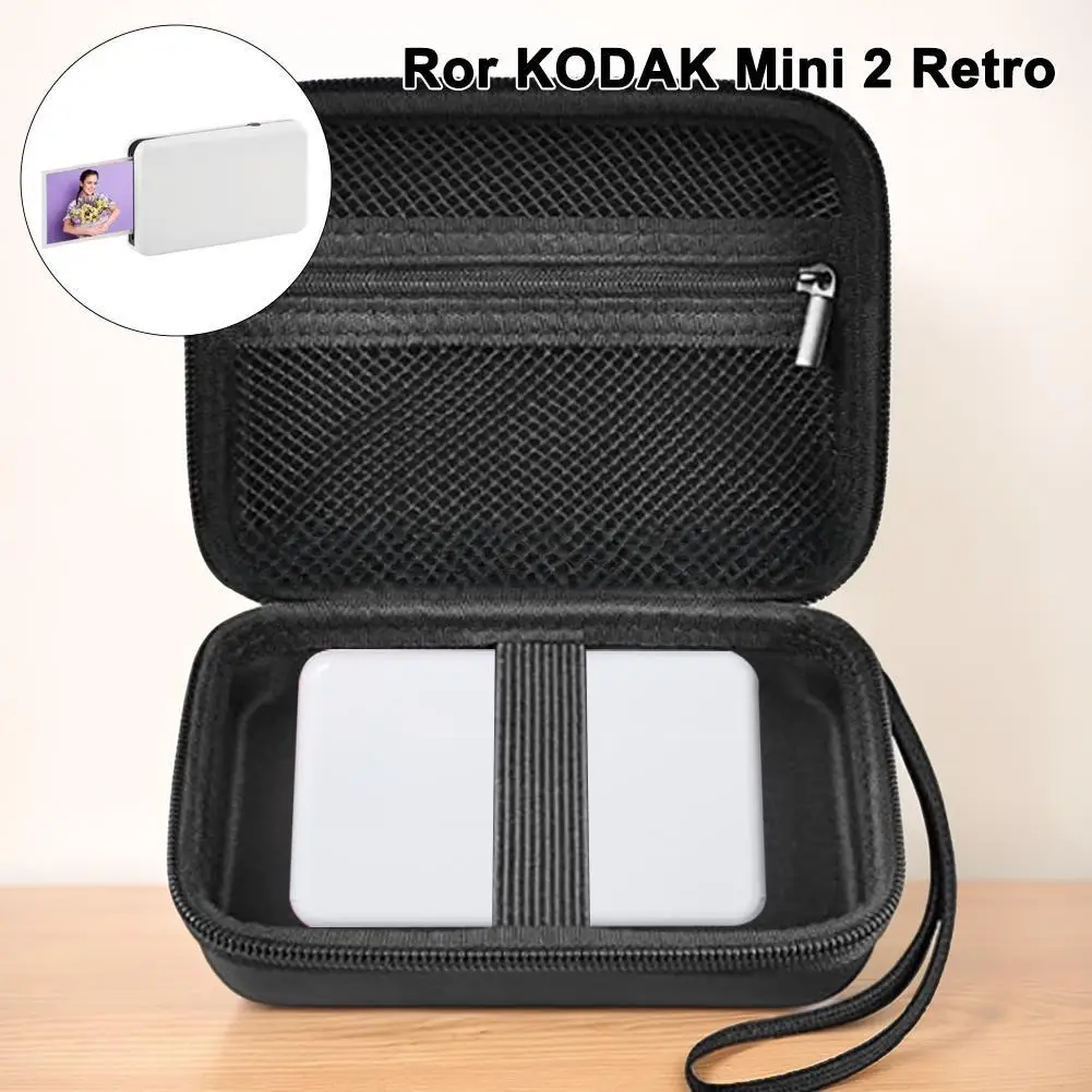 Camera Case For Kodak Mini Shot 2 Retro Instant Camera Photo Printer Accessories EVA Vintage Camera Bag With Strap ﻿