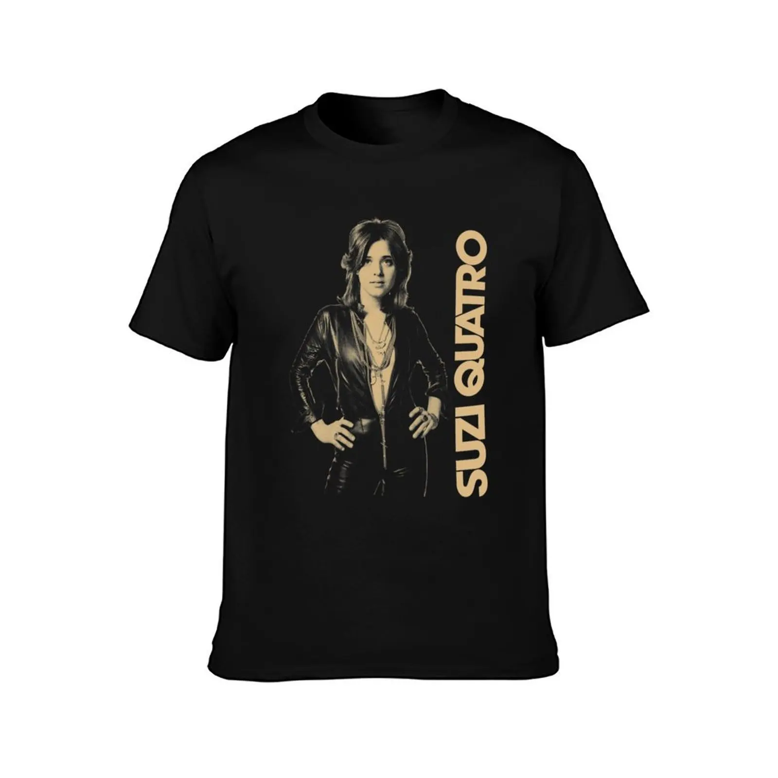 Suzi Quatro Rock And Singing Retro 2 T-Shirt Sporty Casual Quick Dry T-Shirt