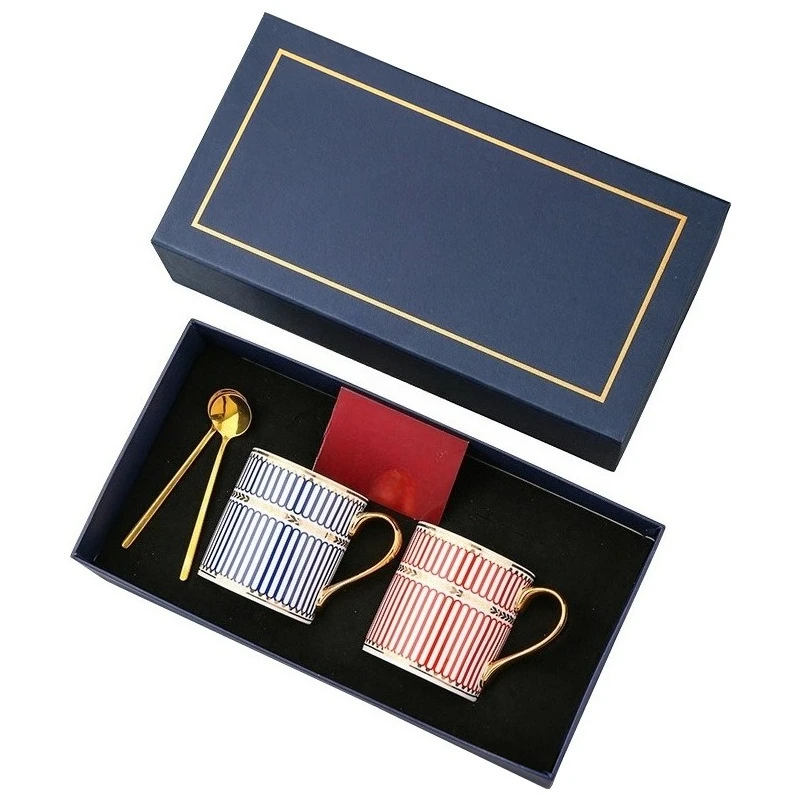 

Bone china water cup, birthday gift, couple cup.