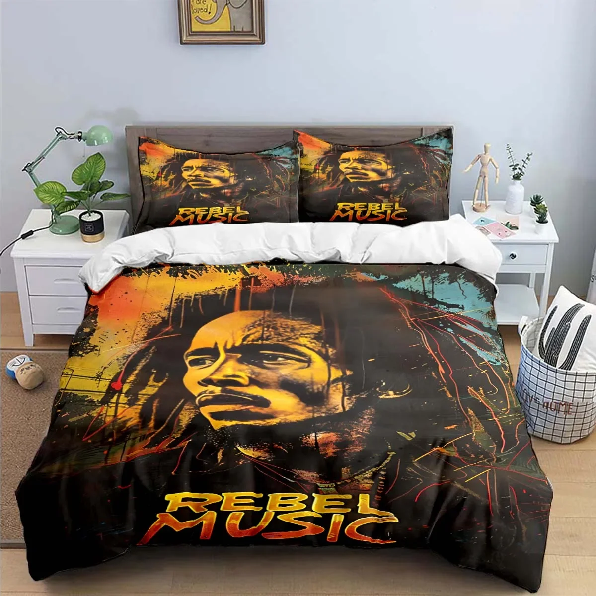 Discover Pop Singer Bob Marley Bedding Sets, Birthday Gift