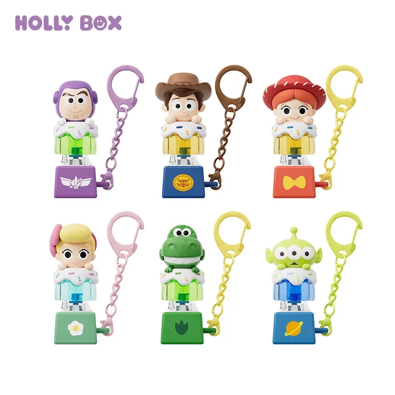 TOPTOY Toy Story Crazy Sleutelhanger - Blind Box Collectible Figure Keycaps, Stressverlichtend Speelgoed Cadeau