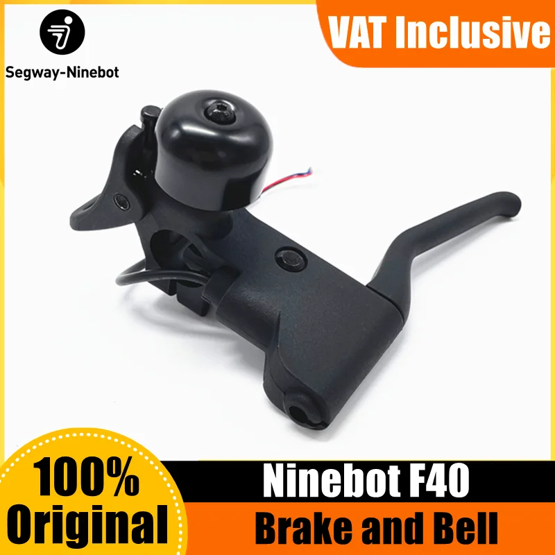 Original Ninebot KickScooter Durable Brake and Bell assembly Parts for Ninebot F40 Electric Scooter Bell Brake Handle Accessorie