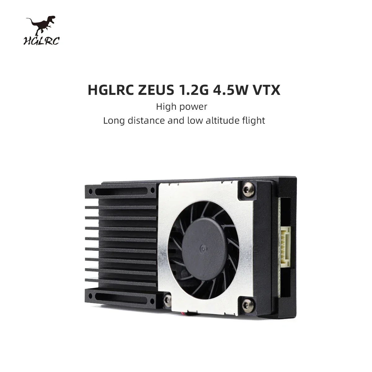HGLRC ZEUS 1.2Ghz 4.5W VTX 8CH 25mW 800mW Switchable 2-8S VTX Video Transmitter Module 1.2G 8Ch VRX For Long Range FPV Drone RC
