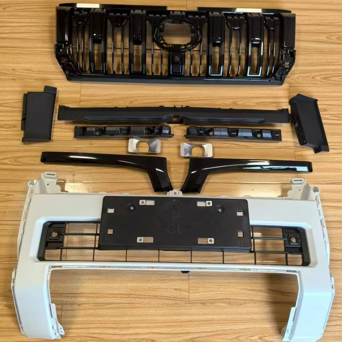 Suspension Lift Kit & Letter Style Front Grille Mod Parts For Toyota Prado LC250 2024-2025