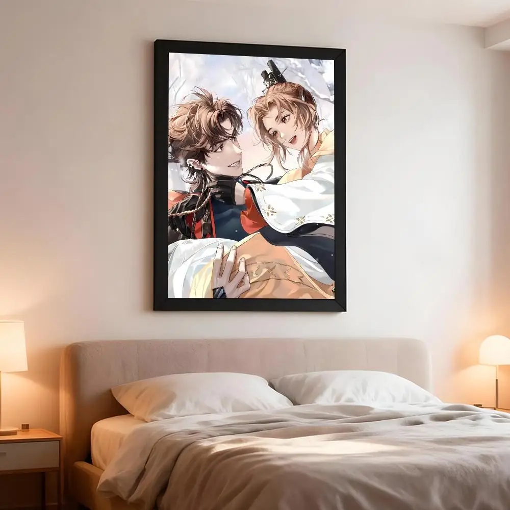 Fantasy Game A-Ashes Of The Kingdom Poster Artistic Instant Peel-Off Wall Decor Atmosphere Setter for Bedside & Shared Room