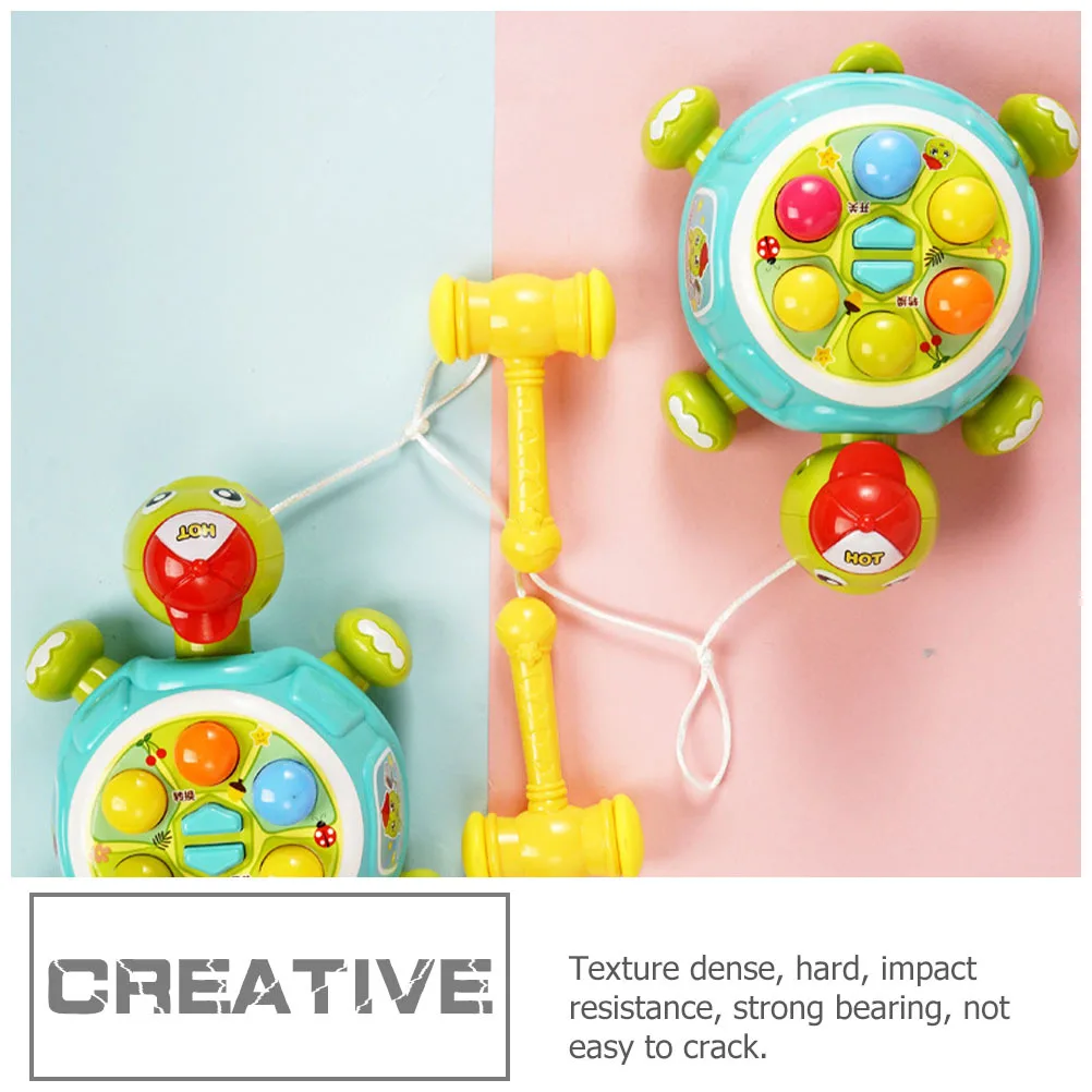 

Kids Game Hammer Pounding Plastic Tortoise Educational Toddler Early Learning Children Hammering Activity