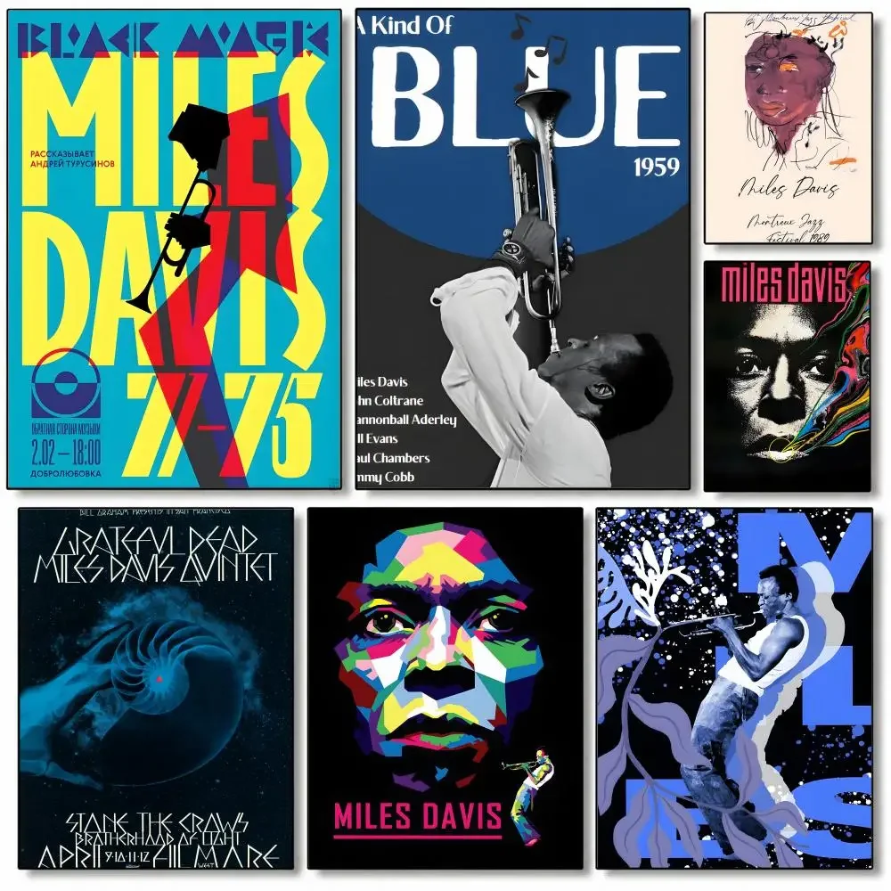 Póster de Miles Davis, arte de pared de alta calidad para el hogar, dormitorio, sala de estar, pasillo, regalo perfecto