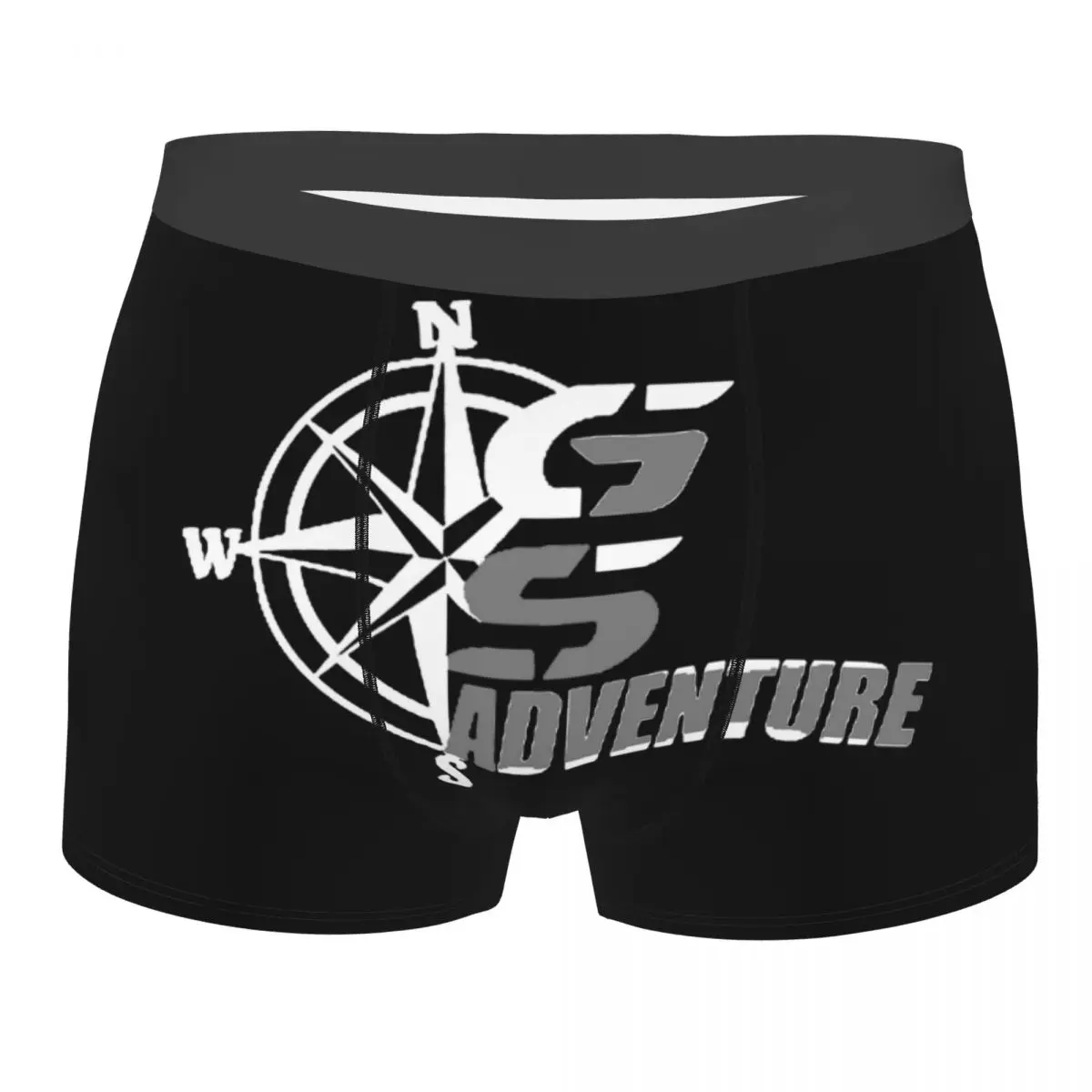 

GS Adventure Men's Long Underwear Motorbike Boxer Briefs Shorts Panties Novelty Breathable Underpants for Homme Plus Size