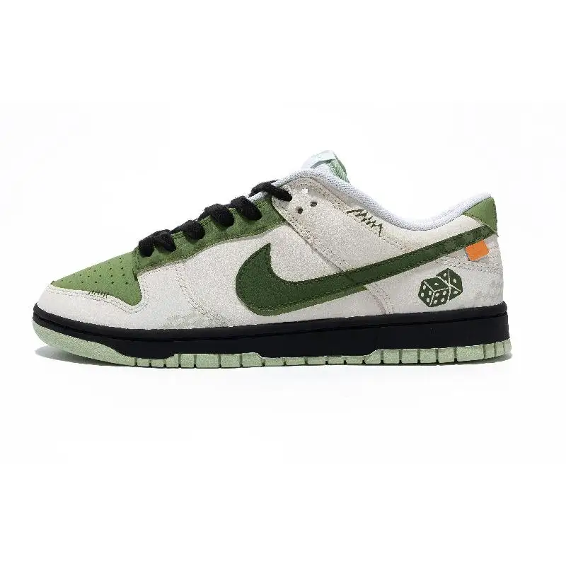 

[Нестандартные мужские зеленые полевые гонки] Nike Dunk Low Green Racing с низким берцем для скейтборда, мужские серые, зеленые, черные