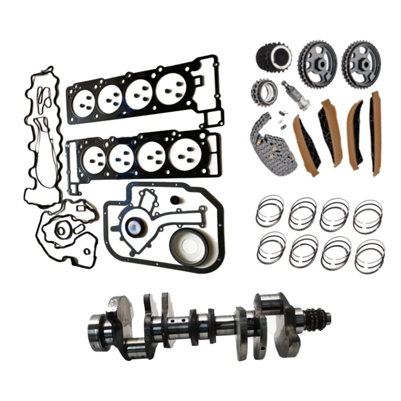 

Full Gasket Set Piston With Ring Crankshaft Fit For Mercedes W210 W211 S210 S211 W463 W163 W164 W220 M113 M155 5.0L 1130160221