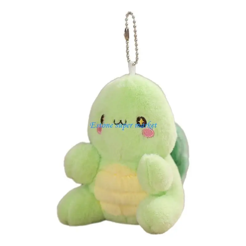 090B Sweet Turtles Figure Keychain Gift Carnivals Prizes for Students Schoolbag