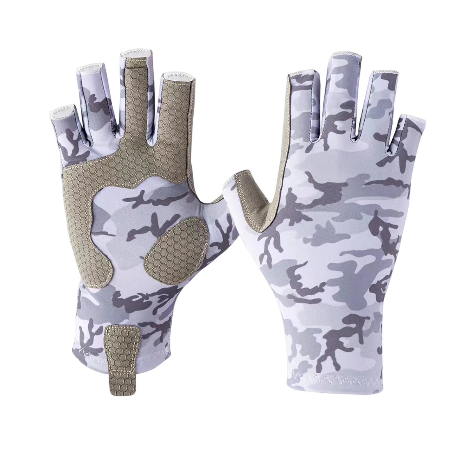 قفازات ركوب الدراجات العصرية المضادة للانزلاق نصف اصبع قفازات التمرين قفازات الحماية من الشمس للنساء والرجال للرياضات الخارجية