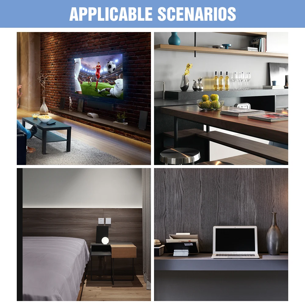 RGB Sound Control Light LED Light Atmosphere Night Light USB Sound Control lLight Bar Music Pickup Lamp Room TV Holiday Decorati