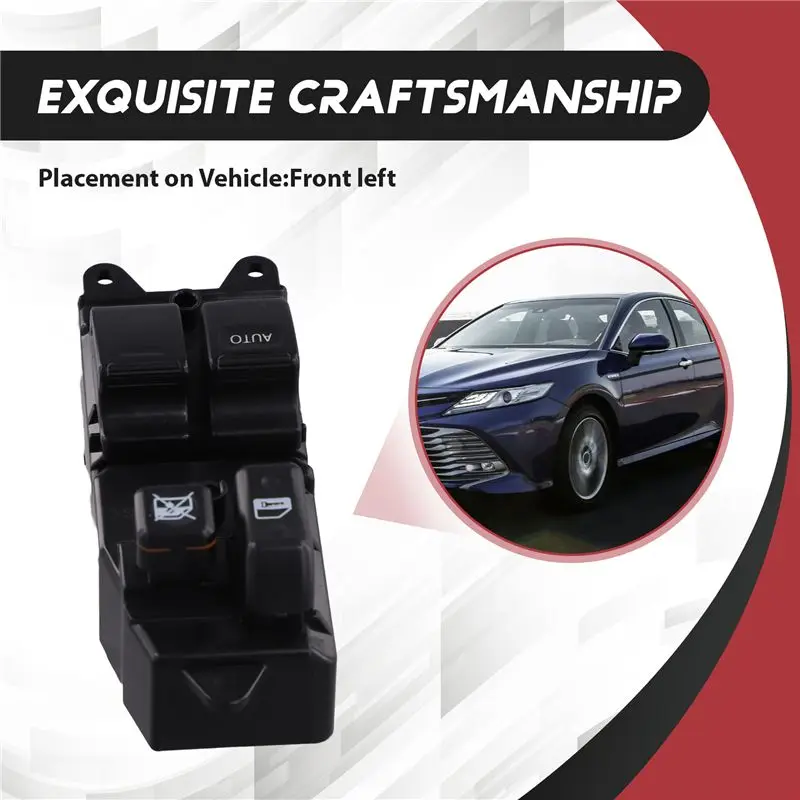 For Toyota Power Window Glass Lifter Switch 84820AA060 84820-0K061 For SOLARA 2003-2008 Master Window Control Button-N29R