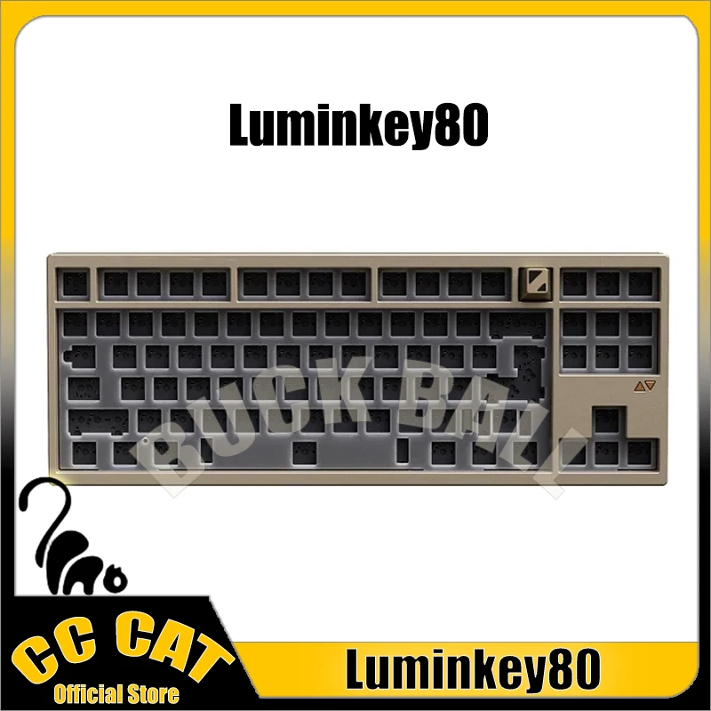 

New Luminkey80 Wireless Mechanical Keyboard Kit Aluminum Alloy 3-Mode Anodize Gasket Hot-Swap Rgb Customize Gaming Keyboard Gift