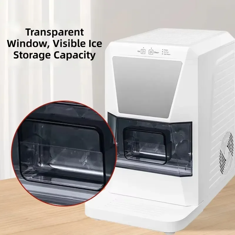 HN QDMECH Food Grade Safe Durable Compact Solid Round Ball Ice Machine Spherical for Commercial and Home Use
