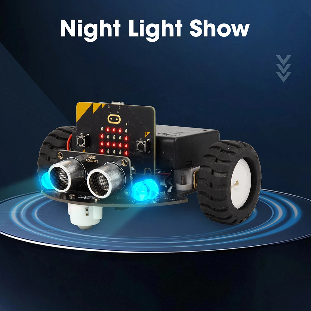 Picture 6: ACEBOTT Smart Robot Car Kit for BBC Micro:bit STEM Science Kits Coding Robots