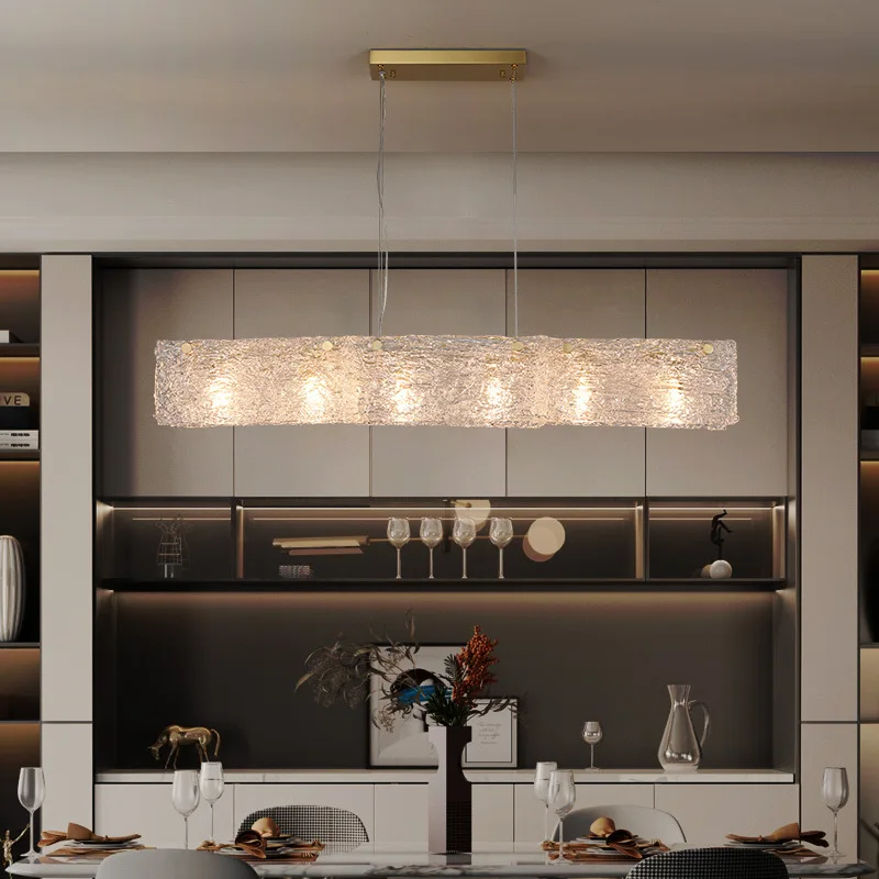 Nieuwe Moderne Led Luxe Gouden Plafond Kroonluchters Verlichting Helder Glas Opknoping Hanglamp Eetkamer Living Slaapkamer Verlichtingsarmaturen