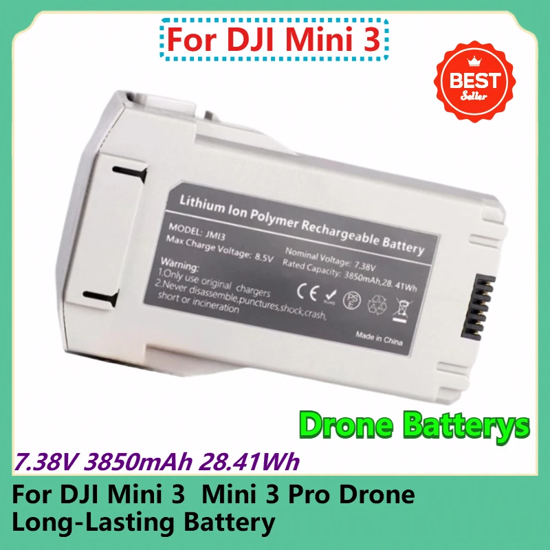 

7.38V 3850mAh 28.41Wh Drone Batterys for DJI Mini 3 Mini 3 Pro Drone Long-Lasting Battery